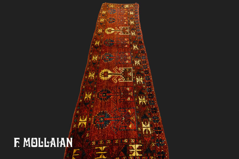 Antique Turkmen Torba Rug n°:87808104